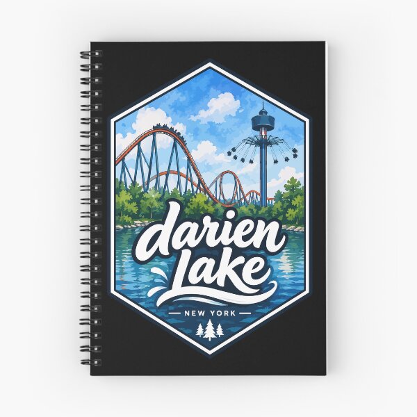 Item preview, Darien Lake New York Watercolor Travel designed and sold by TomFrontierArt.