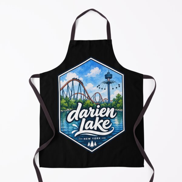 Item preview, Darien Lake New York Watercolor Travel designed and sold by TomFrontierArt.