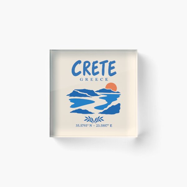 Item preview, Crete Greece Balos Lagoon Minimalist Travel Art designed and sold by MavtM.