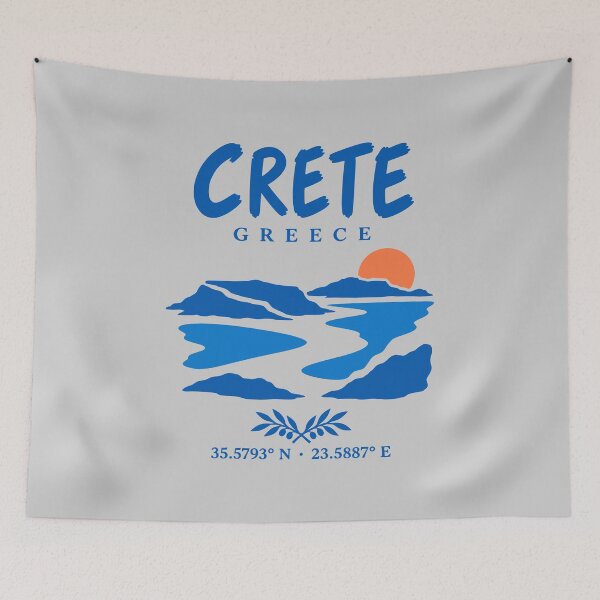 Item preview, Crete Greece Balos Lagoon Minimalist Travel Art designed and sold by MavtM.