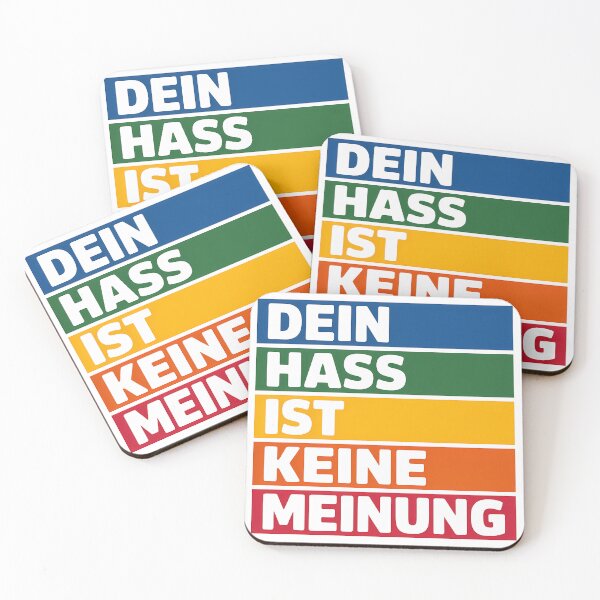 Artikelvorschau, Dein Hass ist keine Meinung - Linke Antifa Sticker entworfen und verkauft von LoFizzy.