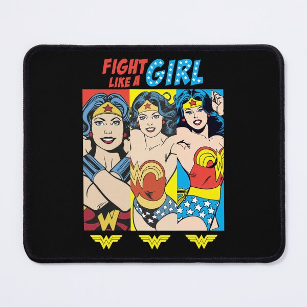 Item preview, Fight Like A Girl - Wonder Woman Retro Pop Art designed and sold by Bomebomst.