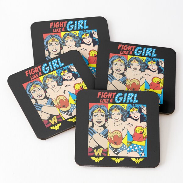 Item preview, Fight Like A Girl - Wonder Woman Retro Pop Art designed and sold by Bomebomst.