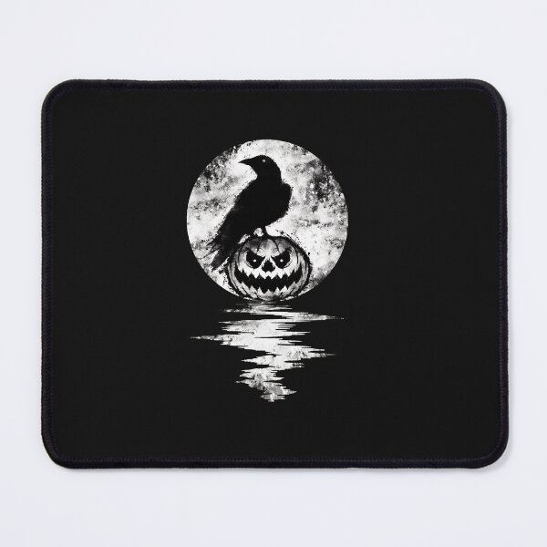 Item preview, Crow Jack O Lantern Moon Reflection Spooky Halloween designed and sold by ruddenlrpruit.