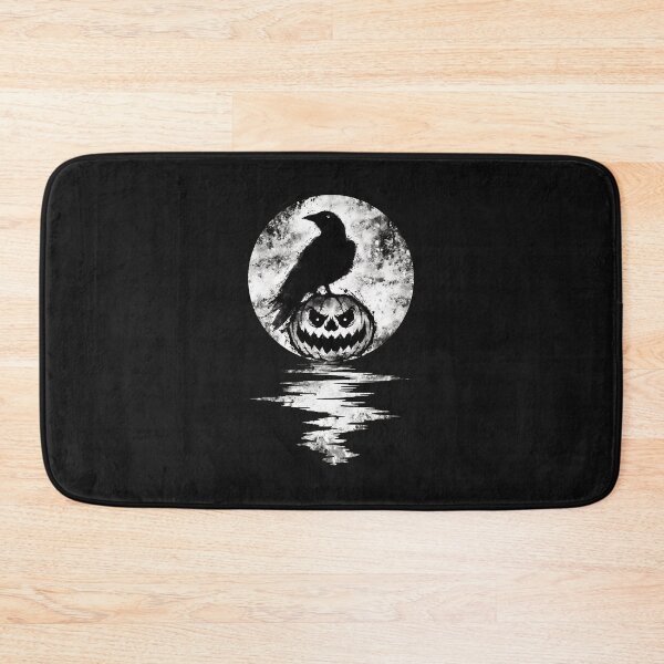 Item preview, Crow Jack O Lantern Moon Reflection Spooky Halloween designed and sold by ruddenlrpruit.