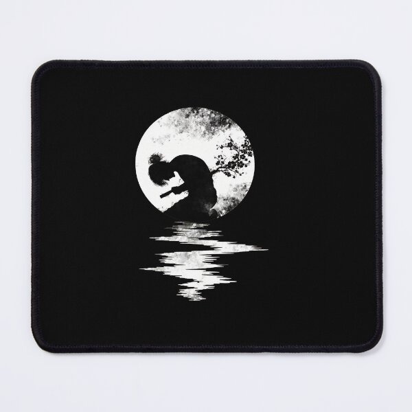 Item preview, Moonlit Samurai With Cherry Blossom Reflection designed and sold by hottlekxsvayq.