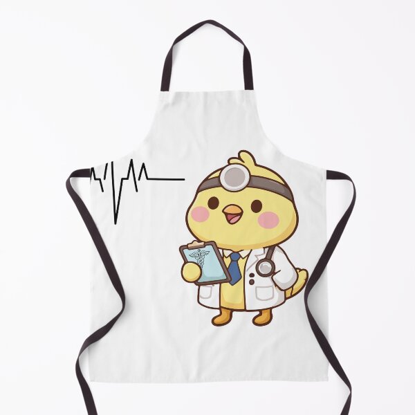 Item preview, Cute Duck Doctor Cartoon designed and sold by RAJASWARSTORE.
