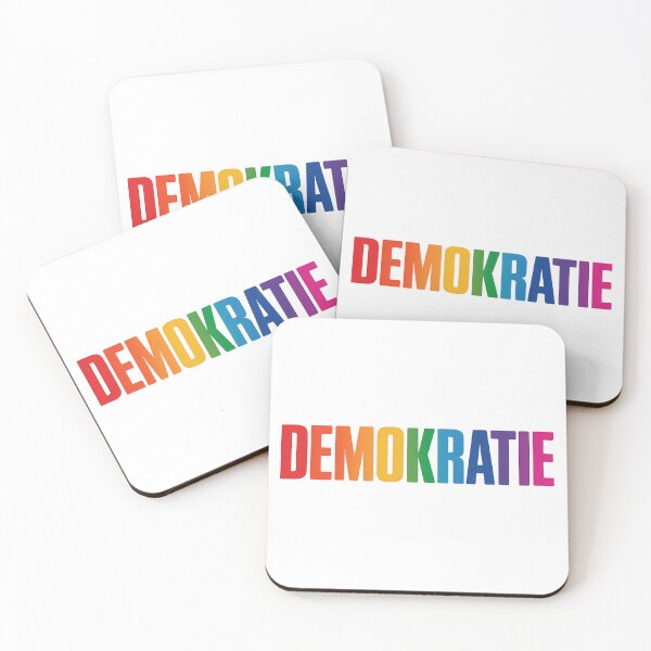 Artikelvorschau, Demokratie - Linke Antifa Aufkleber entworfen und verkauft von LoFizzy.