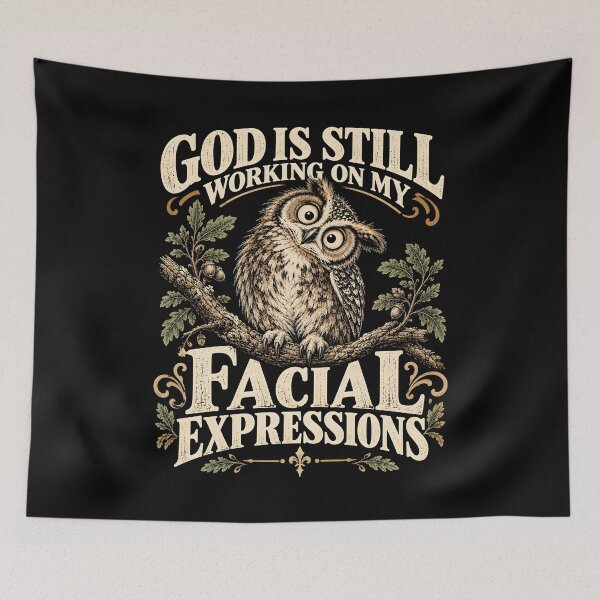 Item preview, God is Still Working On My Facial Expressions designed and sold by a-turner-paint.