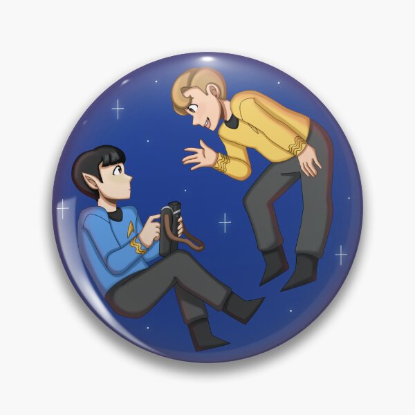 Item preview, Kirk and Spock designed and sold by MapleSyrupyArt.