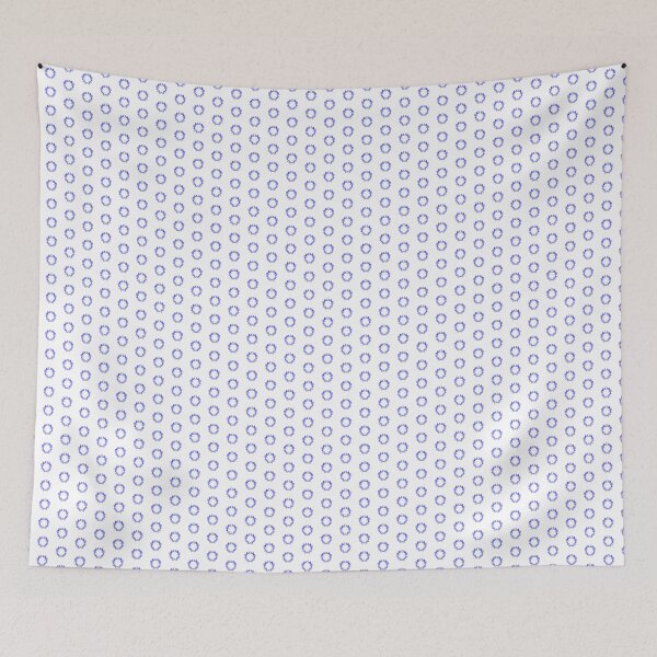 Item preview, Blue Vintage Holly Wreath Christmas Design designed and sold by pattern-archive.