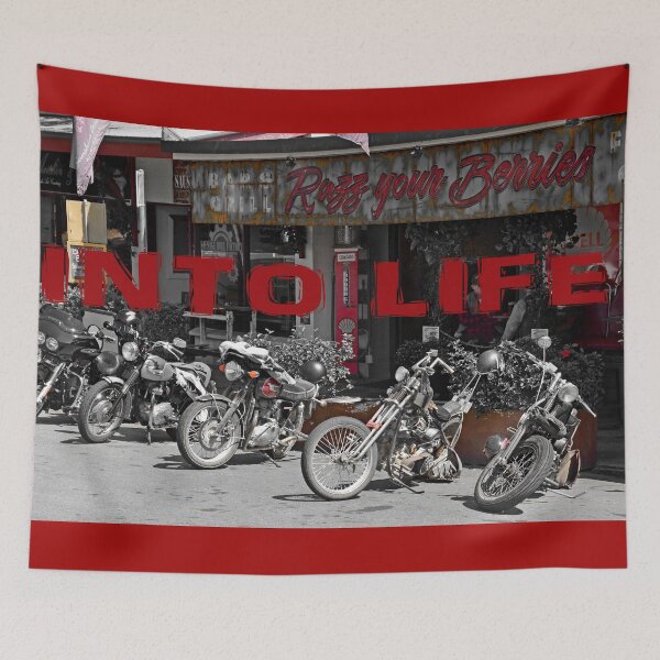 Item preview,  BIKERS QUOTE, MOTORBIKE ART N DESIGNS FOR APPAREL, HOME DECOR AND WALL ART designed and sold by Barbara Jean Photo Art And Design.