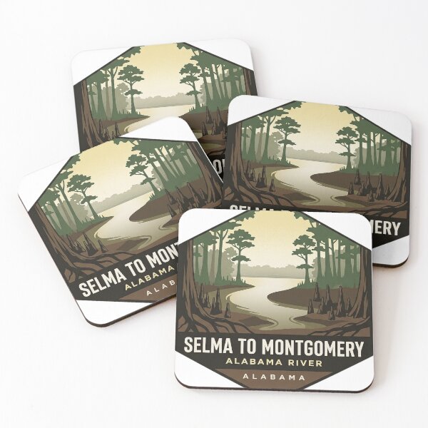 Item preview, Alabama River Cypress Bend Selma Trail Sticker designed and sold by DetourDgn.