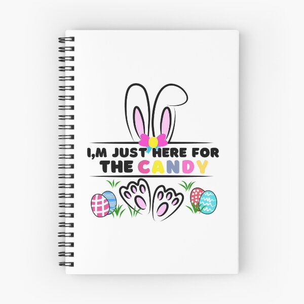 Item preview, Funny Easter Bunny I'M Just Here For Easter Candy Kids Girls designed and sold by glorianadrew.