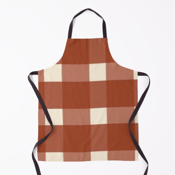 Item preview, Terracotta Rust Gingham Plaid Pattern — Rustic Cottagecore Buffalo Check designed and sold by LYAN-STORE.