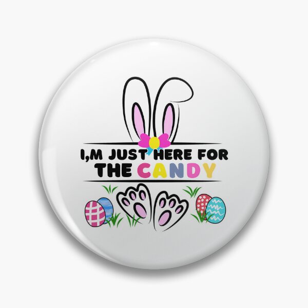 Item preview, Funny Easter Bunny I'M Just Here For Easter Candy Kids Girls designed and sold by glorianadrew.