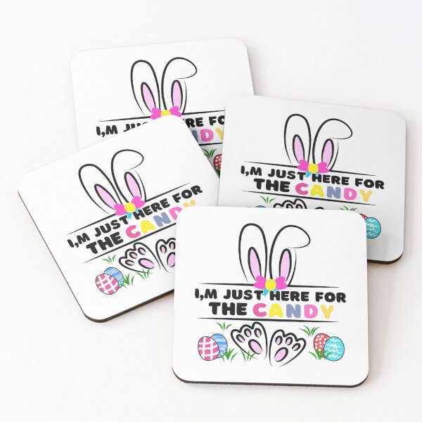 Item preview, Funny Easter Bunny I'M Just Here For Easter Candy Kids Girls designed and sold by glorianadrew.