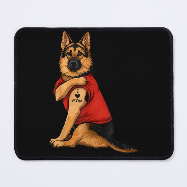 Item preview, I Love Mom German Shepherd Dog Mom designed and sold by Ignorantarrive.