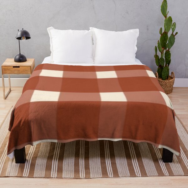Item preview, Terracotta Rust Gingham Plaid Pattern — Rustic Cottagecore Buffalo Check designed and sold by LYAN-STORE.