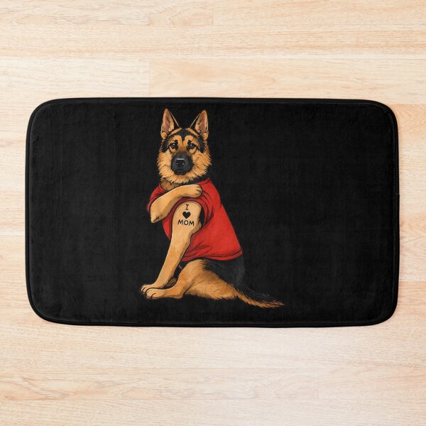 Item preview, I Love Mom German Shepherd Dog Mom designed and sold by Ignorantarrive.
