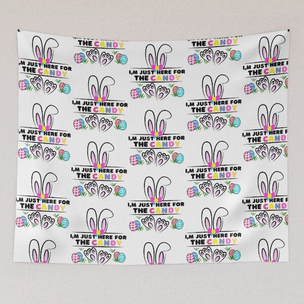 Item preview, Funny Easter Bunny I'M Just Here For Easter Candy Kids Girls designed and sold by glorianadrew.