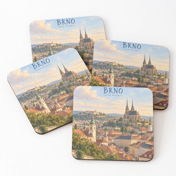 Item preview, Brno Painterly Czech City Impression designed and sold by MichaeIRellov.