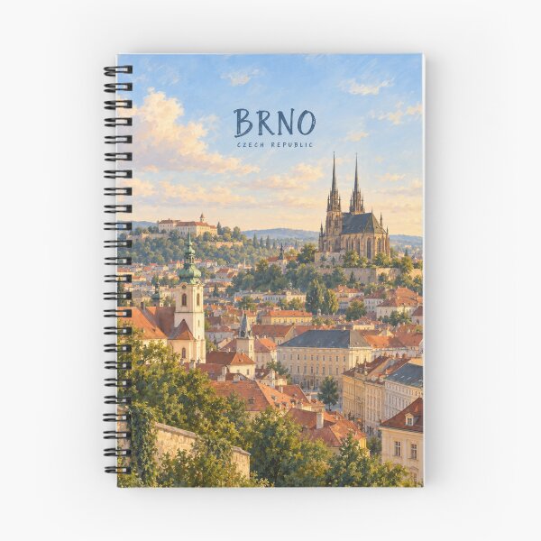 Item preview, Brno Painterly Czech City Impression designed and sold by MichaeIRellov.