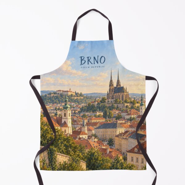 Item preview, Brno Painterly Czech City Impression designed and sold by MichaeIRellov.