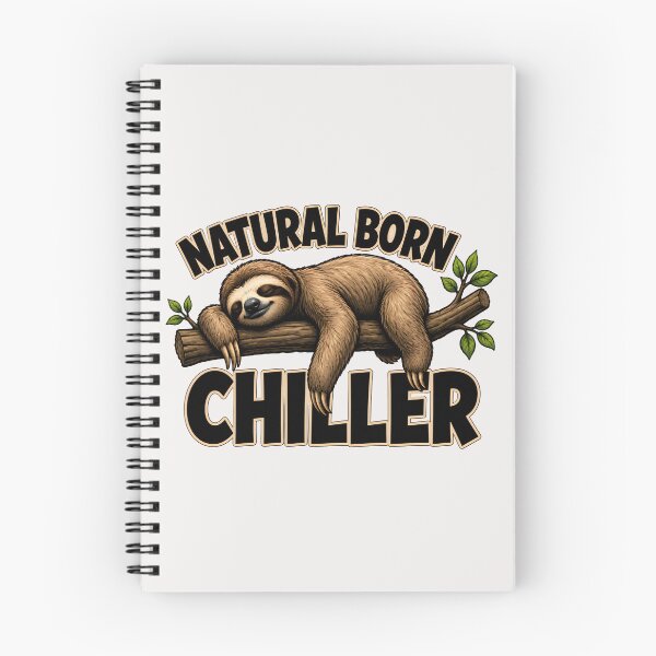 Item preview, Natural Born Chiller Funny Sloth designed and sold by TshirtsOnline-.