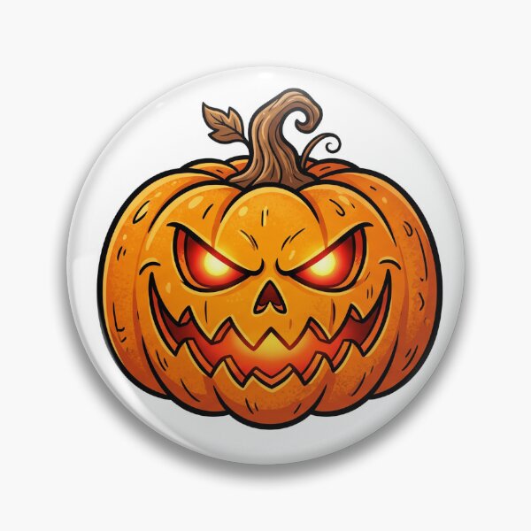 Item preview, Evil Jack O Lantern Glowing Eyes Halloween Pumpkin designed and sold by anuggra.