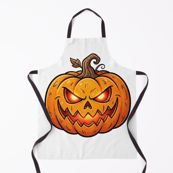 Item preview, Evil Jack O Lantern Glowing Eyes Halloween Pumpkin designed and sold by anuggra.