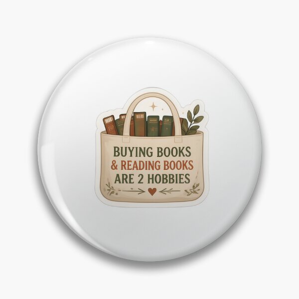 Item preview, Buying Books and Reading Books Are 2 Hobbies - Bookish Tote Bag designed and sold by aysenism.