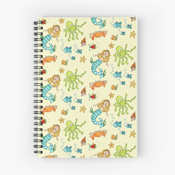 Item preview, Sea Life Marine Under the Sea - Creamy Yellow Background designed and sold by Helen McCartney Designs.
