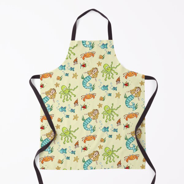 Item preview, Sea Life Marine Under the Sea - Creamy Yellow Background designed and sold by Helen McCartney Designs.