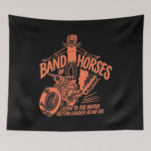 Item preview, Band Of Horses Motorcyclist  designed and sold by JoshWoodward.
