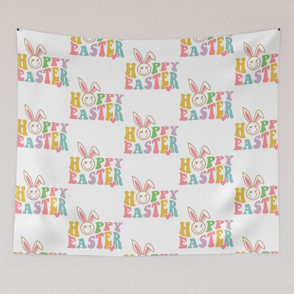 Item preview, Happy Easter Bunny Face Funny Easter Day Women Girls Cool Sticker designed and sold by glorianadrew.