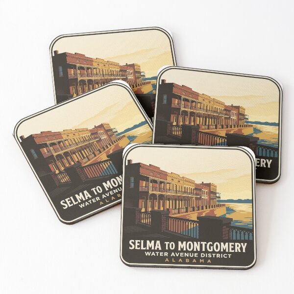 Item preview, Water Avenue Selma Historic District Trail Sticker designed and sold by DetourDgn.