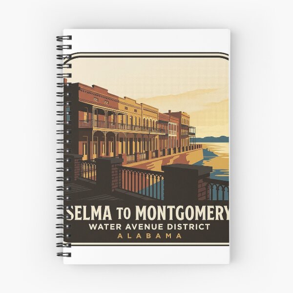 Item preview, Water Avenue Selma Historic District Trail Sticker designed and sold by DetourDgn.