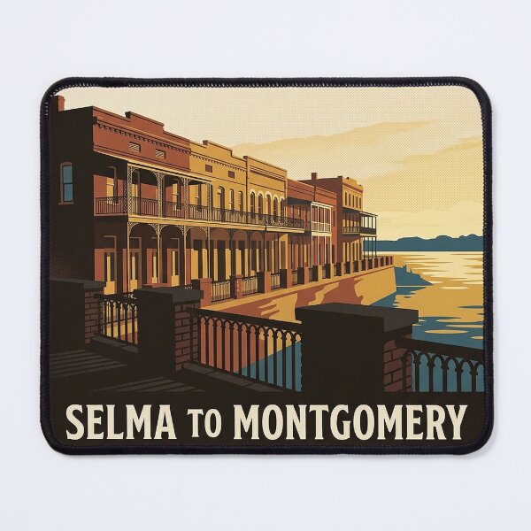 Item preview, Water Avenue Selma Historic District Trail Sticker designed and sold by DetourDgn.
