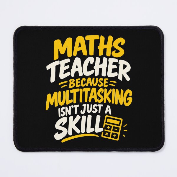 Item preview, Math Teacher Multitasking Humor designed and sold by Fun2Fentastic.