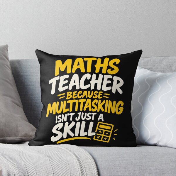 Item preview, Math Teacher Multitasking Humor designed and sold by Fun2Fentastic.