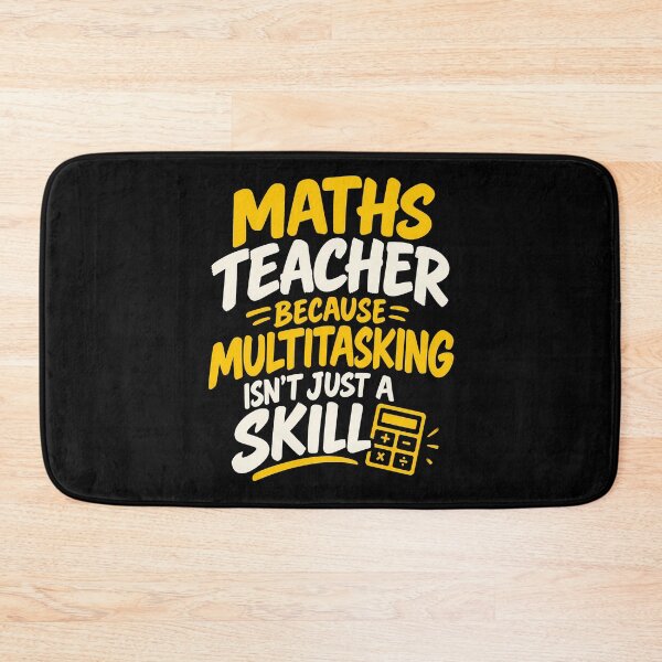 Item preview, Math Teacher Multitasking Humor designed and sold by Fun2Fentastic.