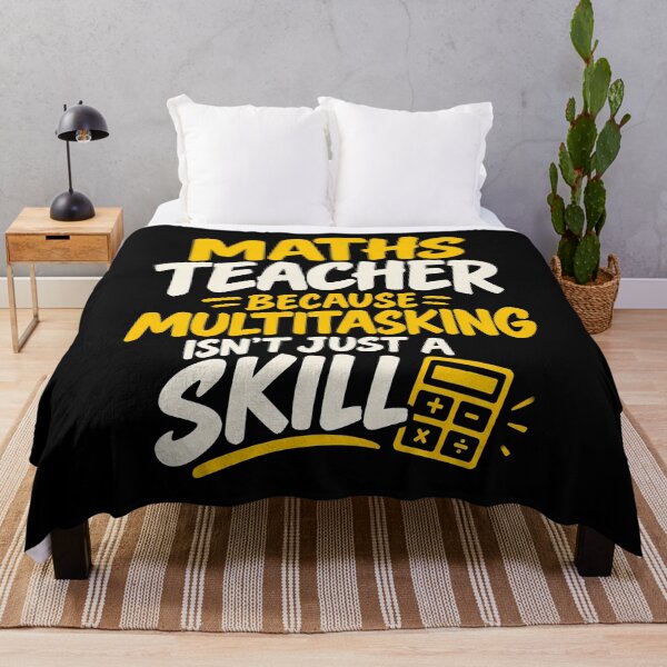 Item preview, Math Teacher Multitasking Humor designed and sold by Fun2Fentastic.