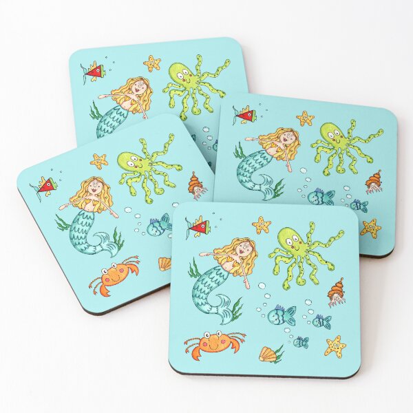 Item preview, Copy of Sea Life Marine Under the Sea - Blue Background designed and sold by Helen McCartney Designs.