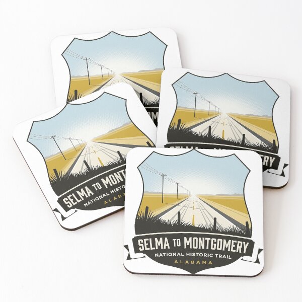 Item preview, Selma to Montgomery Trail Route Crest Sticker designed and sold by DetourDgn.