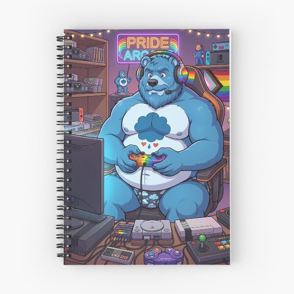 Item preview, Bear Gaymer designed and sold by TheBearthquake.