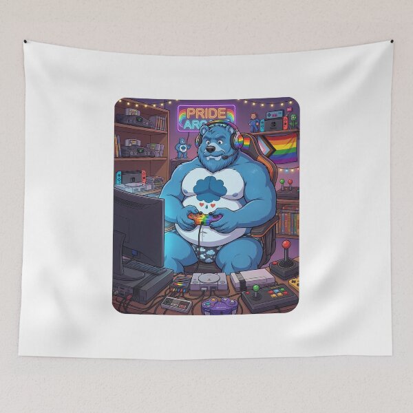 Aperçu de l'œuvre Bear Gaymer créée et vendue par TheBearthquake.