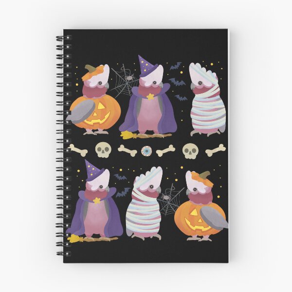 Item preview, Galah Cockatoo Halloween Illustration designed and sold by FandomizedRose.