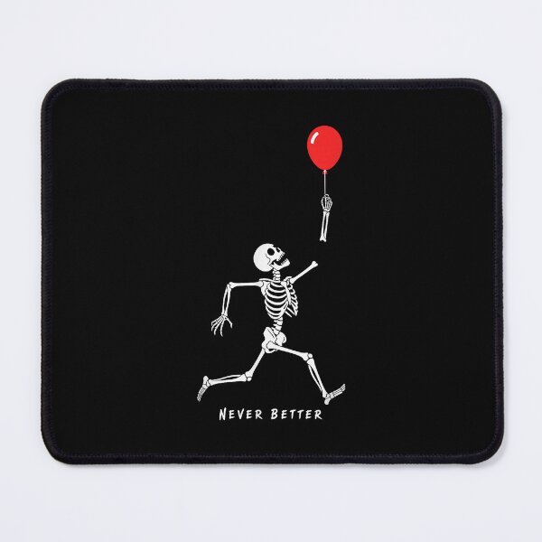 Item preview, Never Better Skeleton Losing Balloon Halloween designed and sold by nryum.