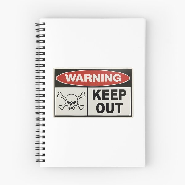 Item preview, Warning Keep Out designed and sold by DesignDorks.